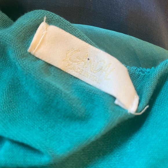 Silk Ombré Blouse Bubble Bottom Made in Italy - Picture 6 of 6